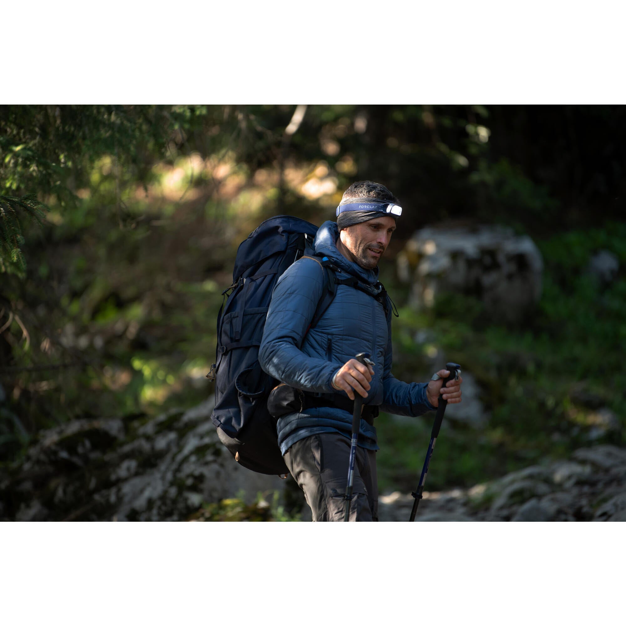 Forclaz Trek 100 Rechargeable 200 Lumens USB Hiking Head Lamp - Image 8