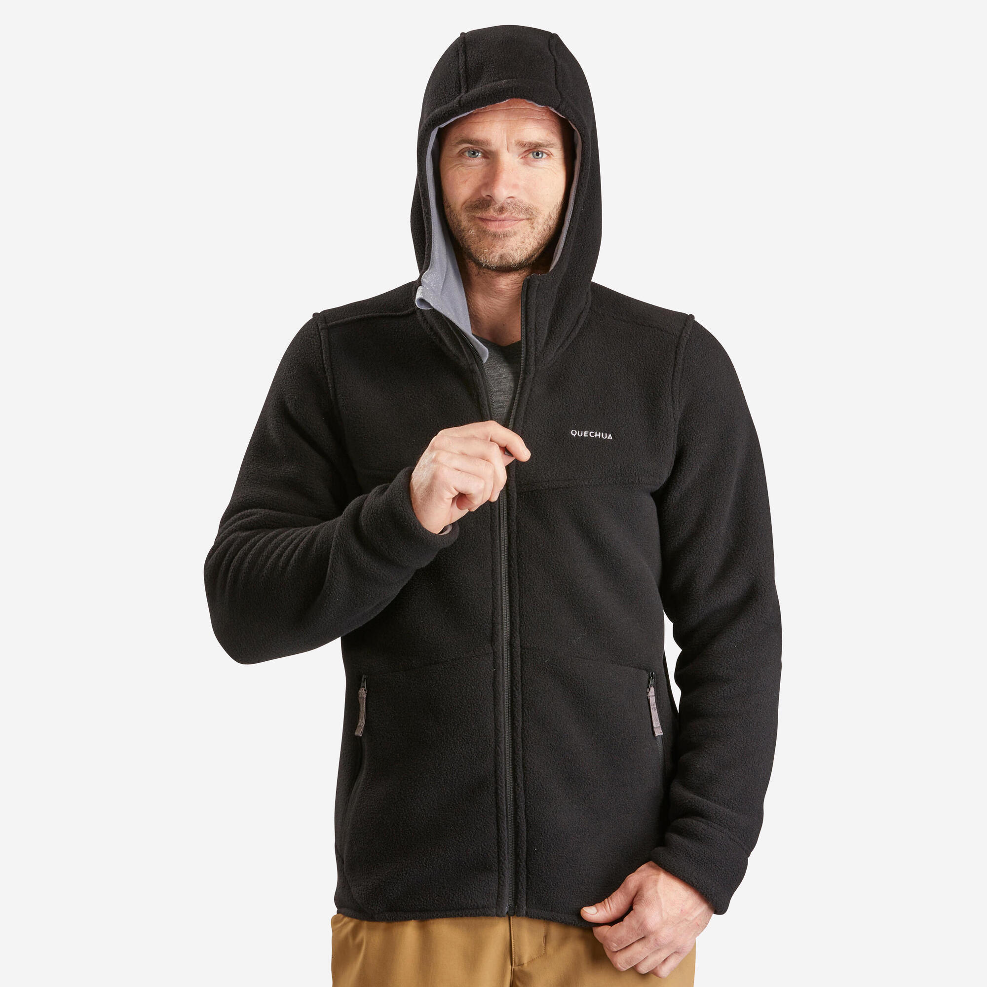 Quechua Men's NH500 Warm Hiking Fleece Jacket