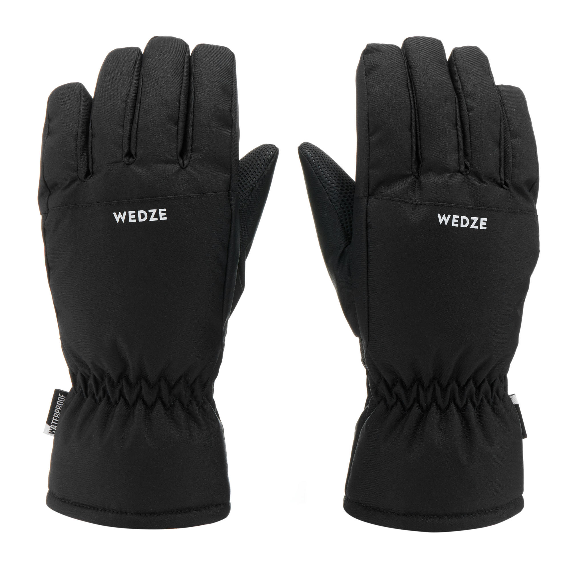 Wedze Kids' 100 Warm Waterproof Ski Gloves - Image 3