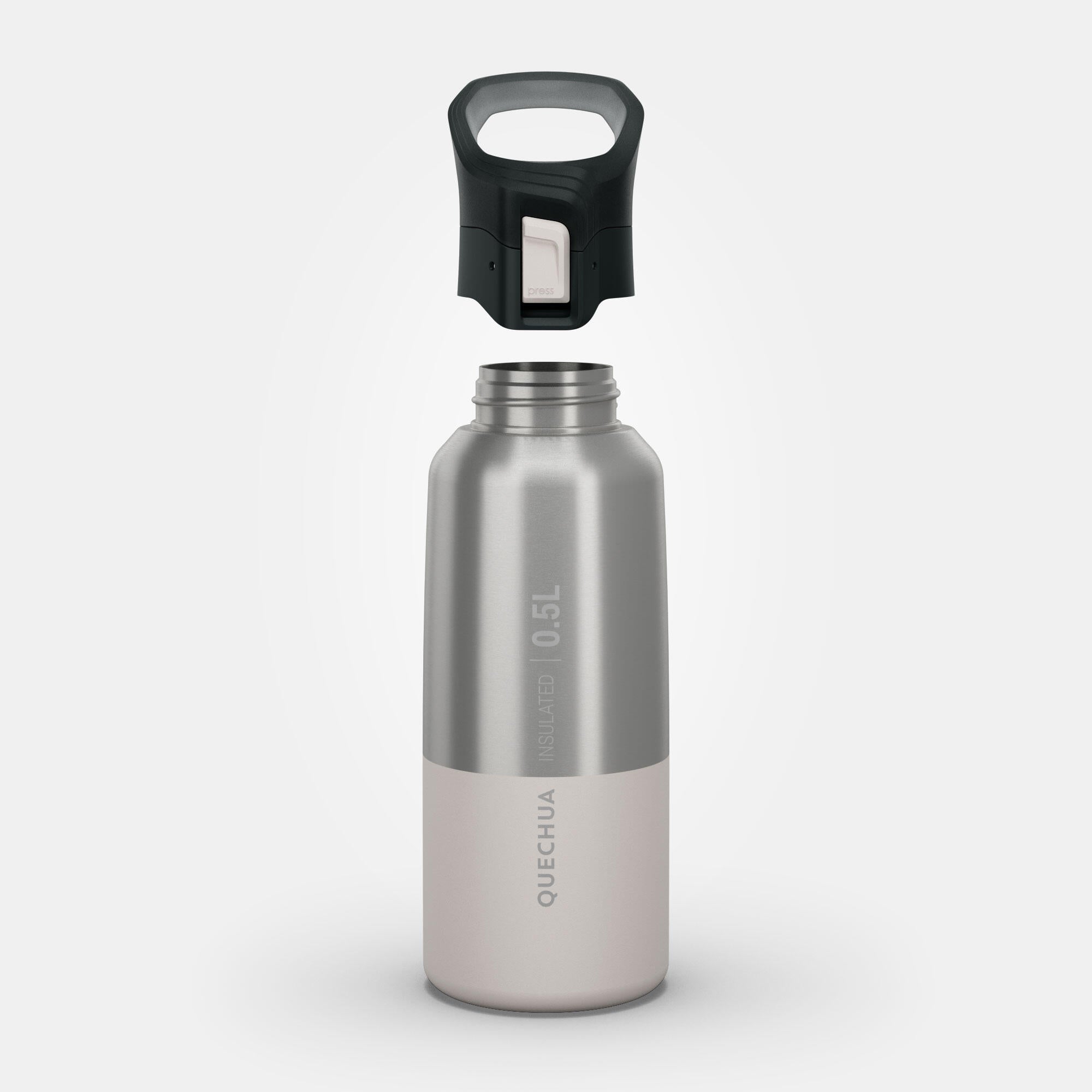 Quechua MH900 Double-Wall Insulated 500 ml Water Bottle - Image 3