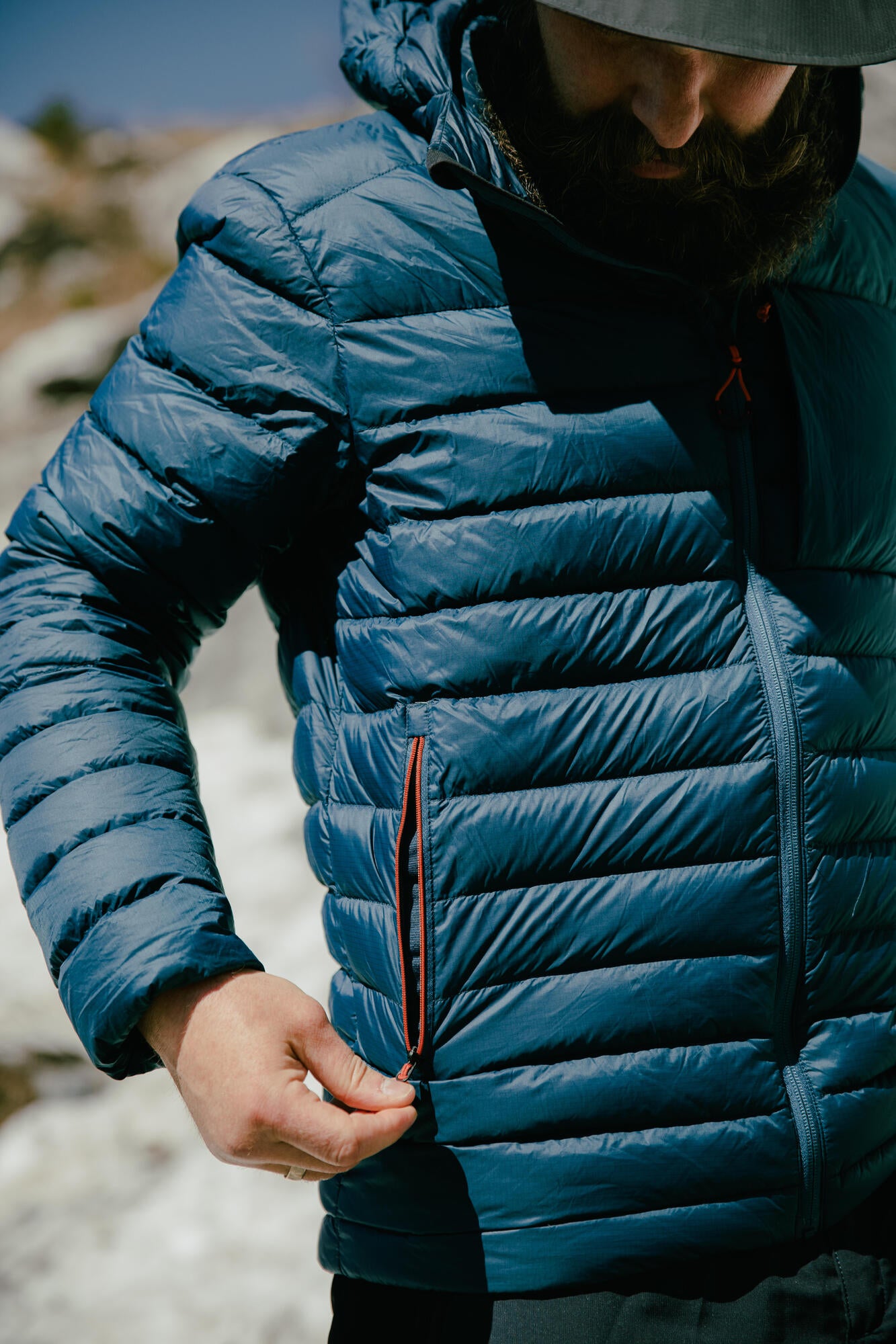 Forclaz Men's MT500 Hooded Down Puffer Jacket - Image 49