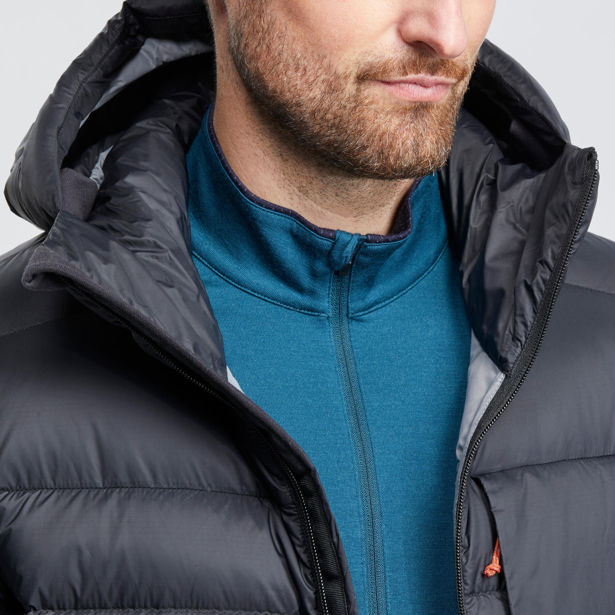 Forclaz Men's MT500 Hooded Down Puffer Jacket - Image 30