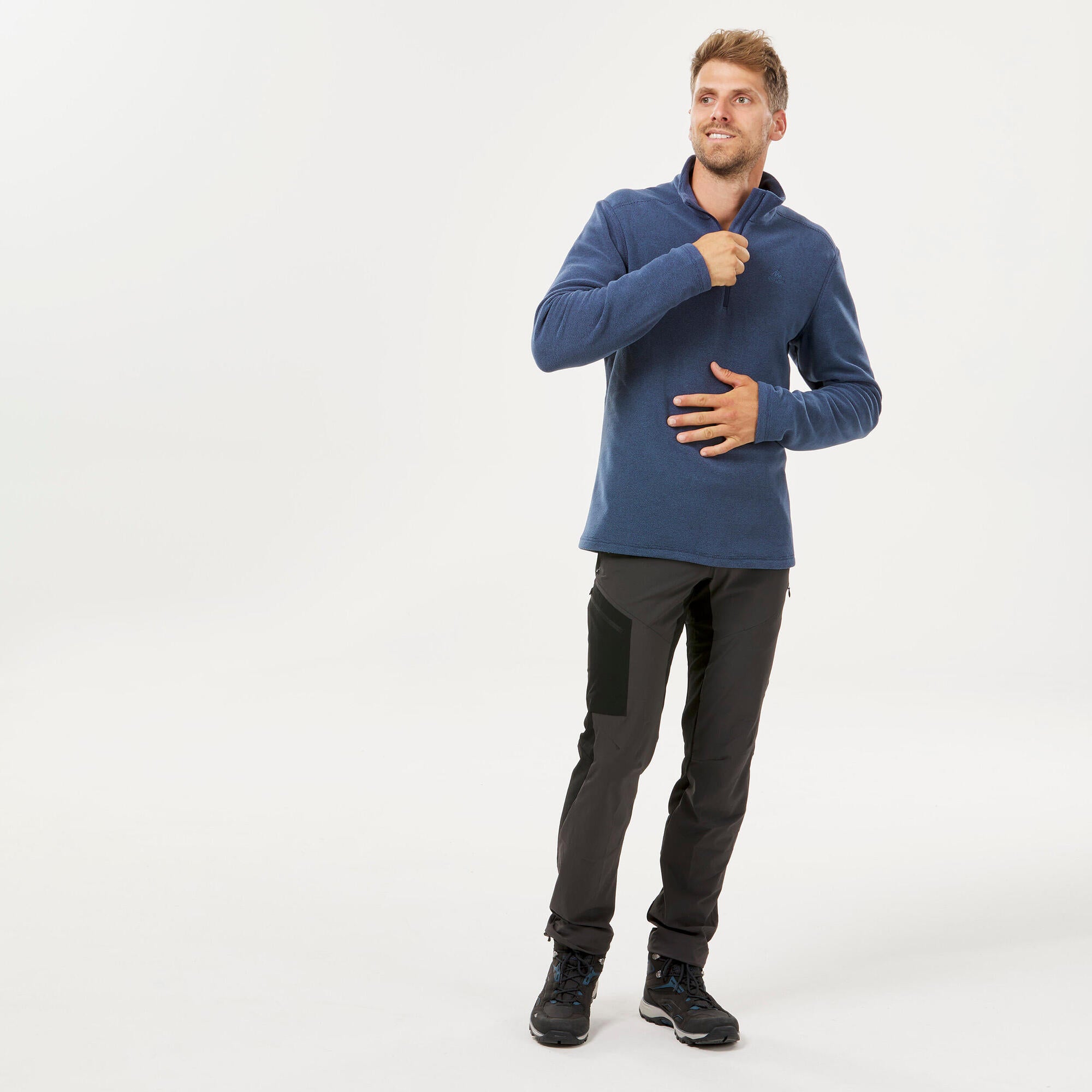 Quechua Men's MH100 Hiking Fleece - Image 2