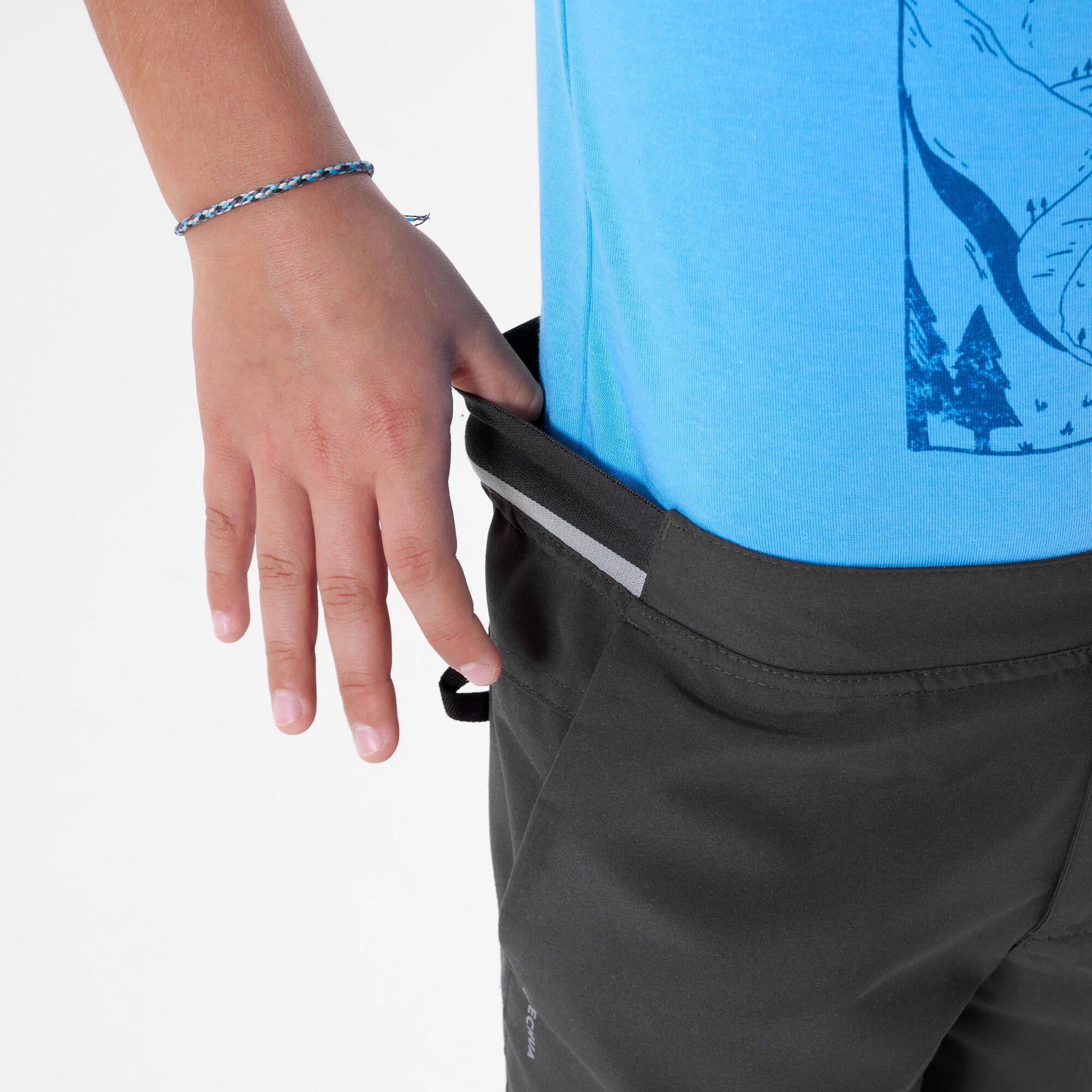 Quechua Kids' MH100 Hiking Shorts - Ages 7?C15 - Image 5