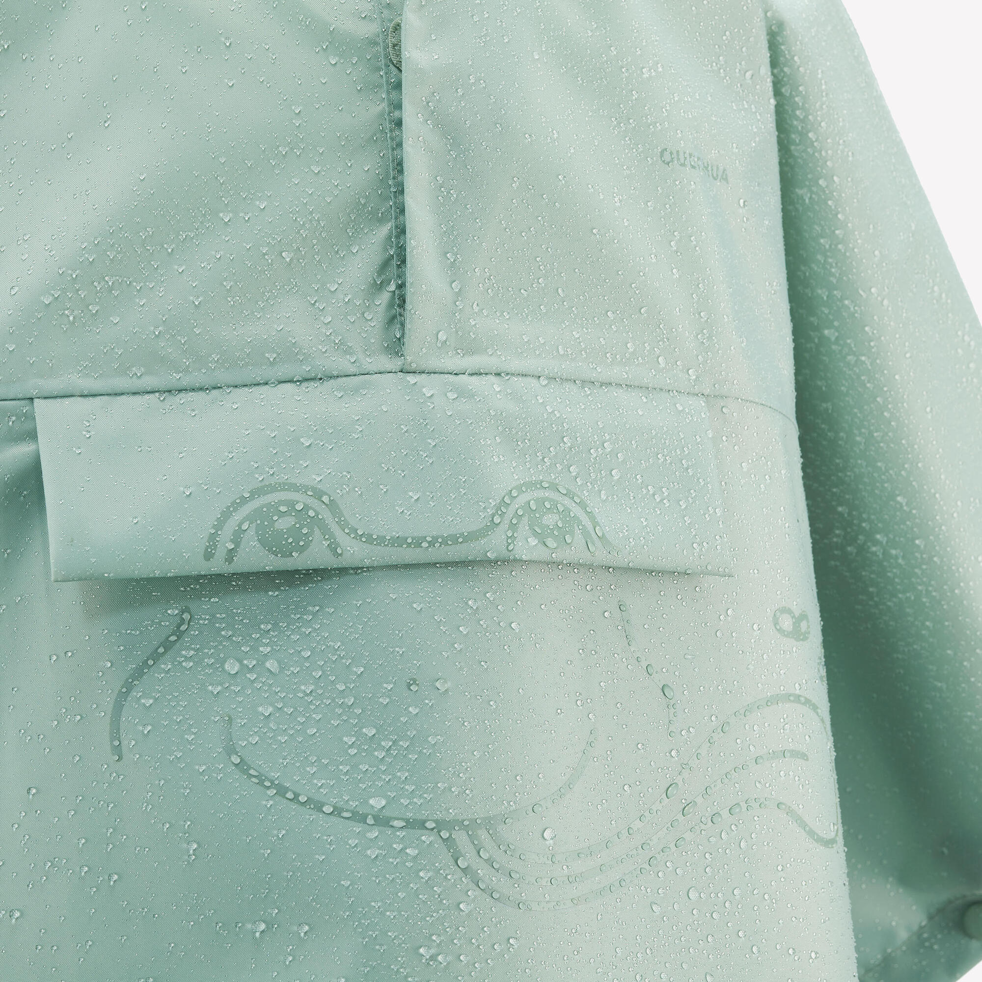 Quechua Kids' MH100 Rain Poncho ?C Ages 2?C6 - Image 3