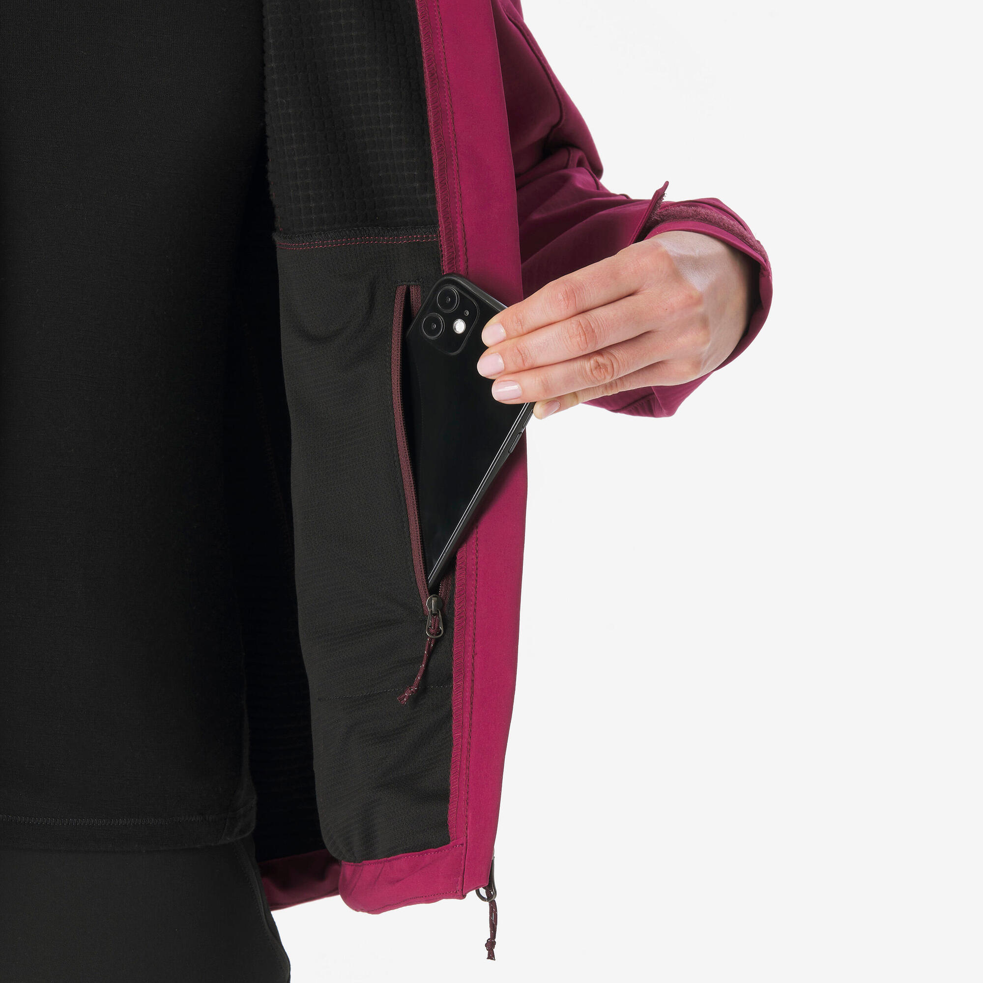 Quechua Women's MH100 Lightweight Hiking Fleece - Image 4