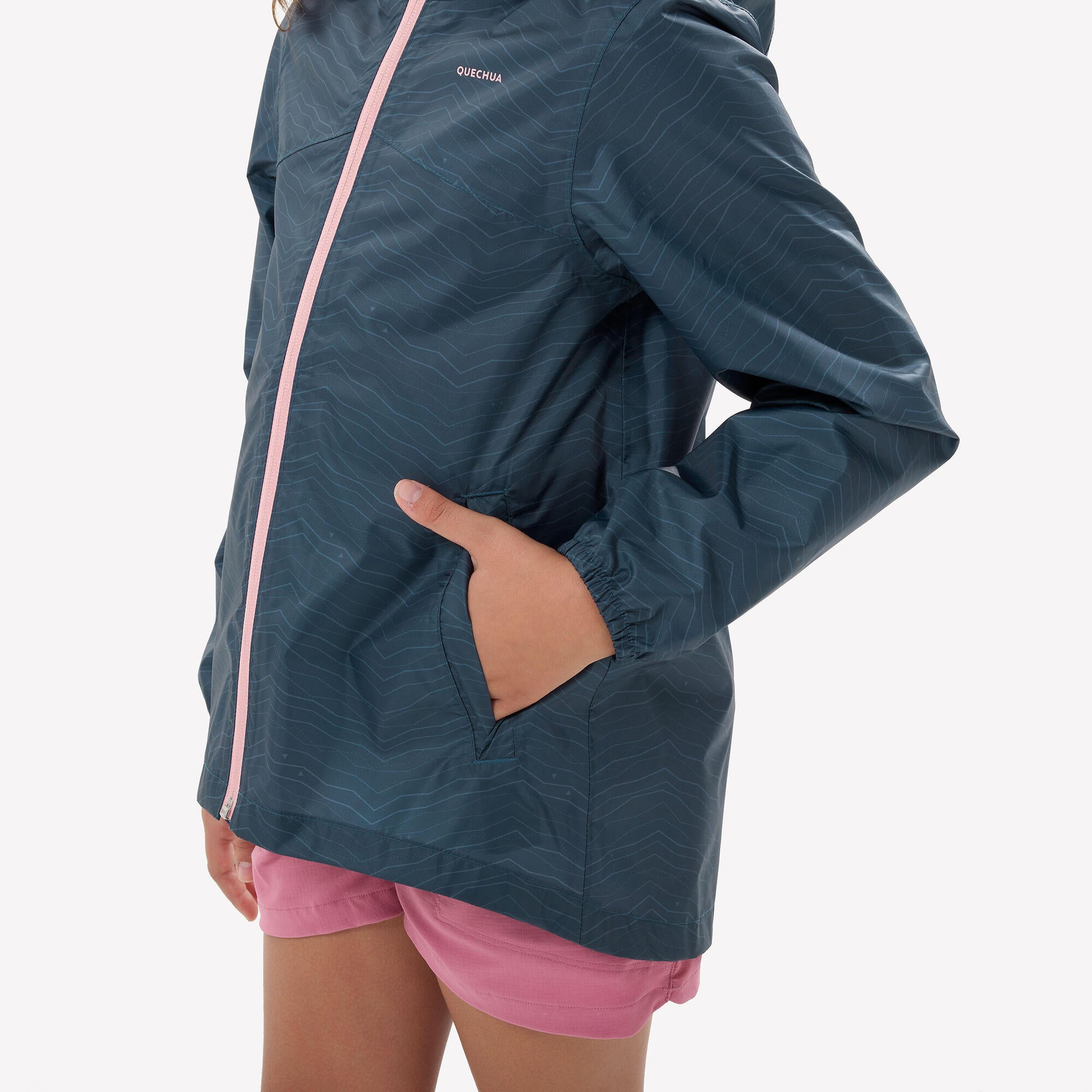 Quechua Kids' MH150 Waterproof Hiking Jacket ?C Ages 7?C15 - Image 6