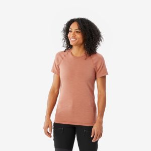 Simond Women's seamless short-sleeved Merino wool Backpacking t-shirt - MT900
