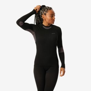 Wedze Women's BL500 Seamless Ski Base Layer Top