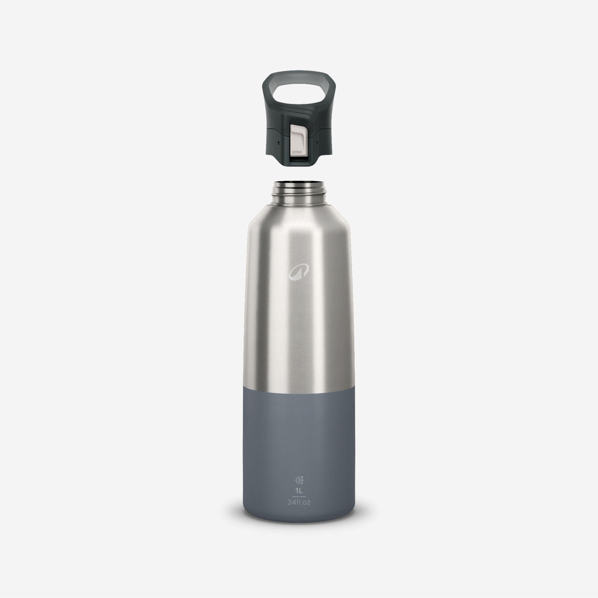 Quechua MH900 Double-Wall Insulated 1 L Water Bottle - Image 2